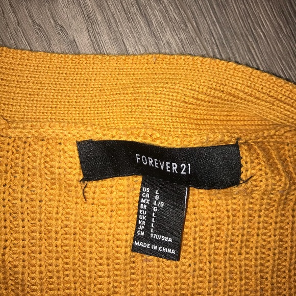 Forever 21 yellow sweater - Picture 2 of 2